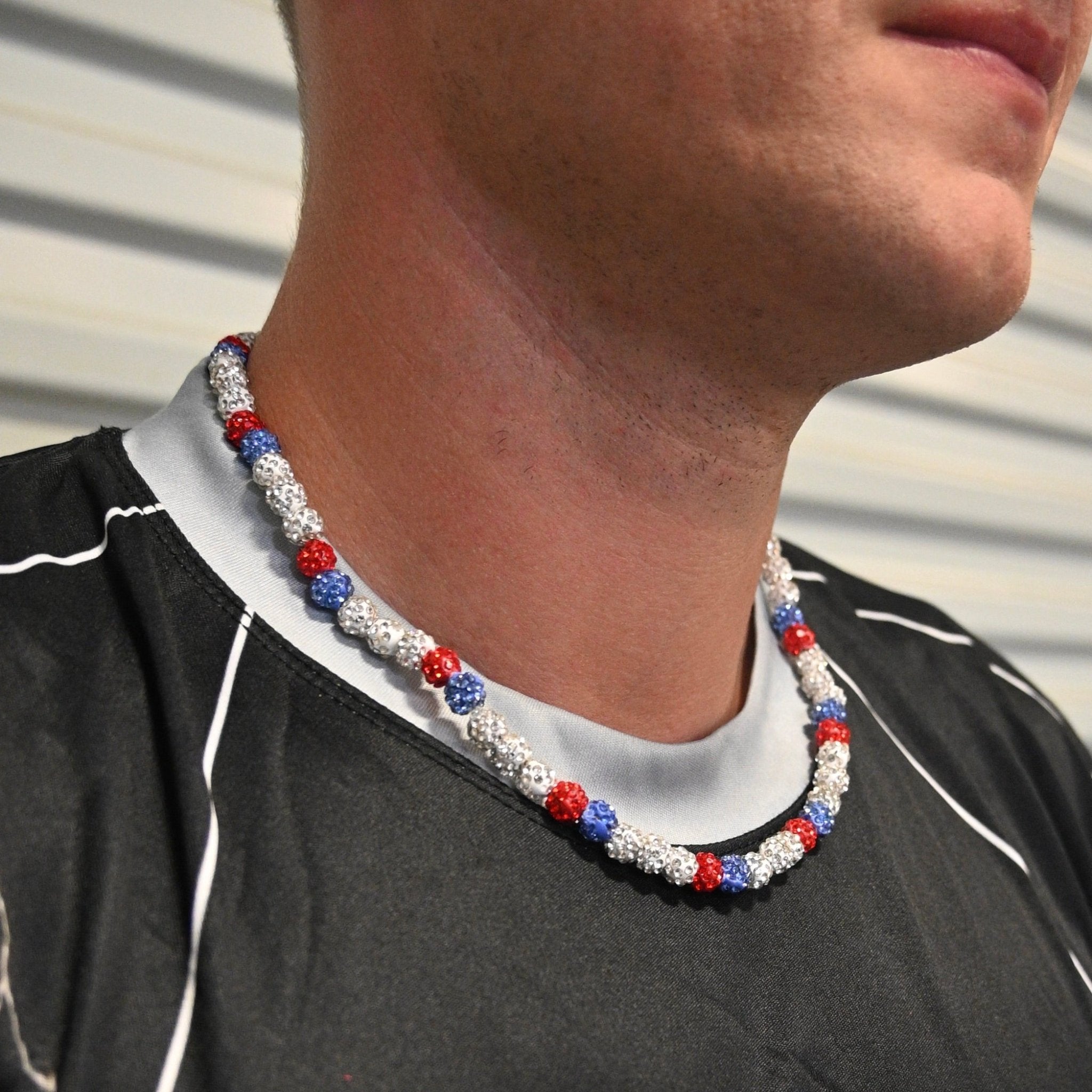 Old Glory Bead Necklace - Maximum Velocity Sports