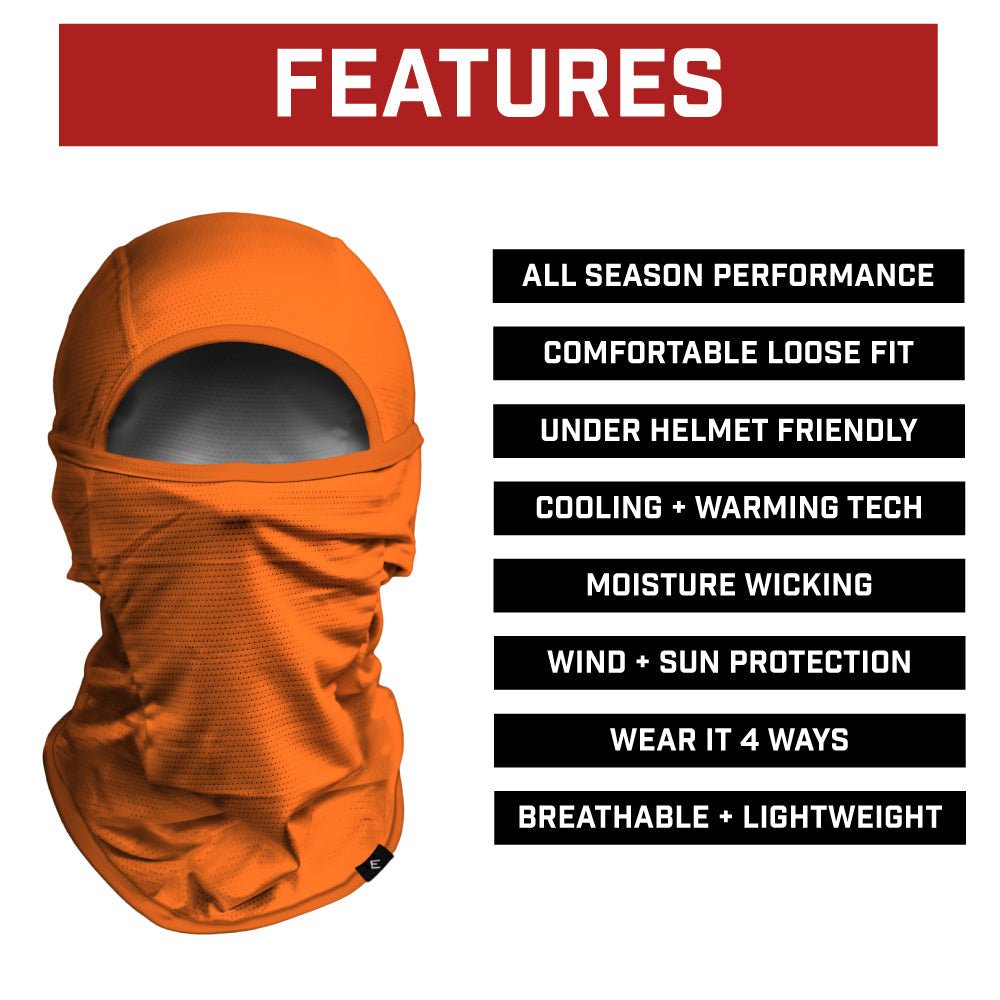 Orange Balaclava Mask (Shiesty) - Maximum Velocity Sports