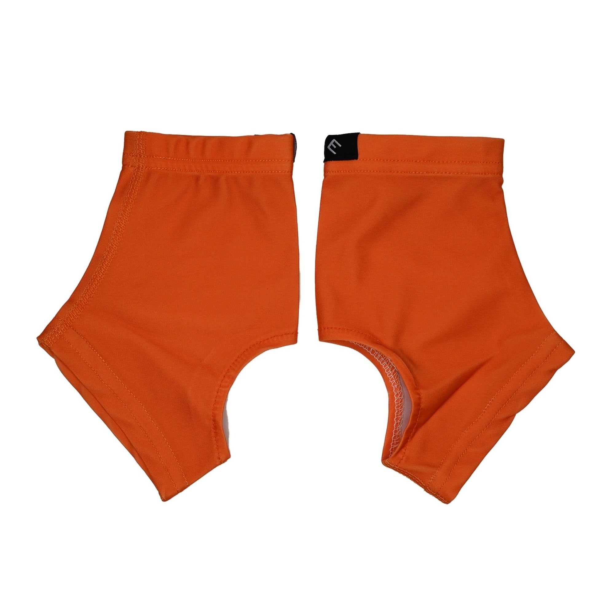 Orange Cleat Covers (Spats) - Maximum Velocity Sports