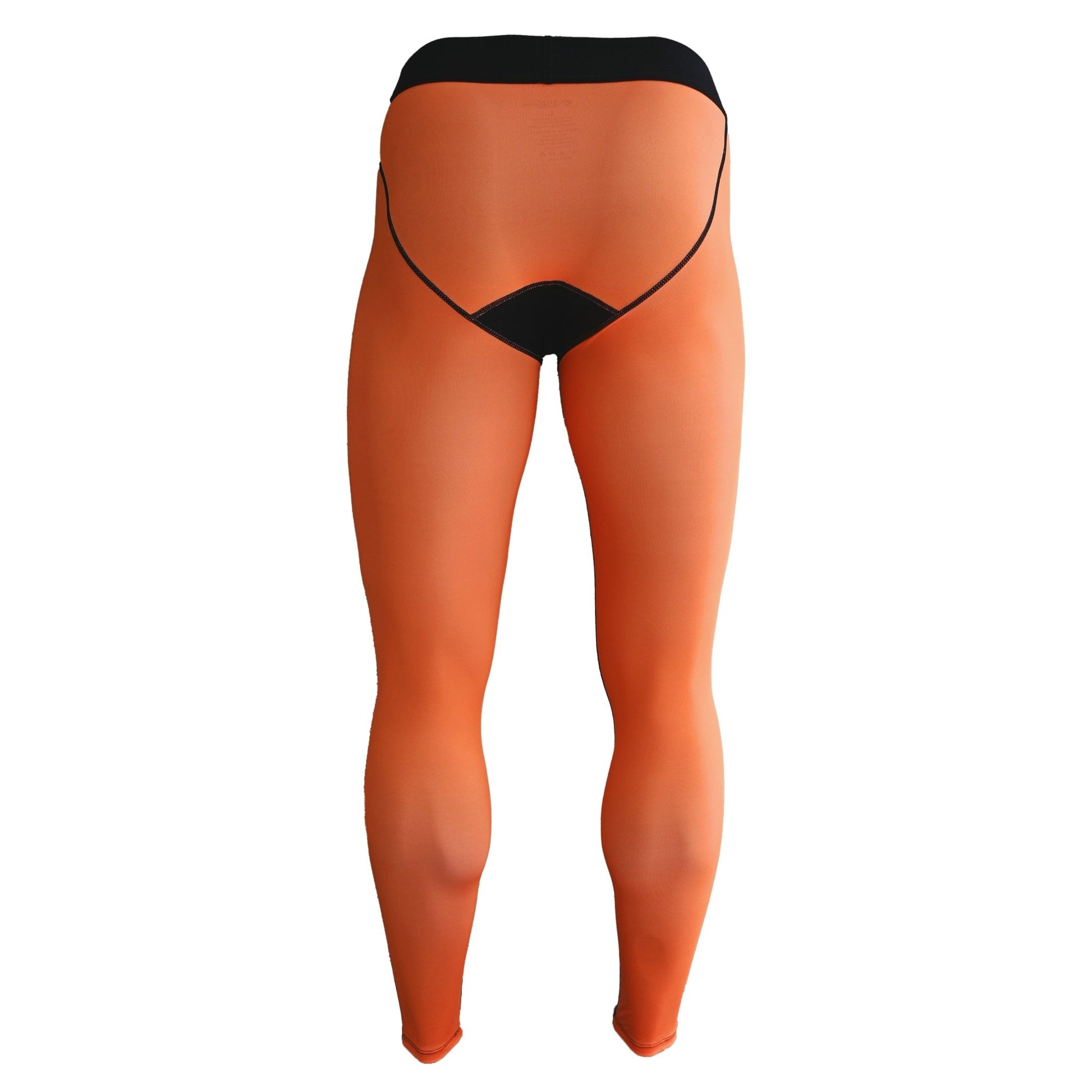 Orange Compression Tights - Maximum Velocity Sports