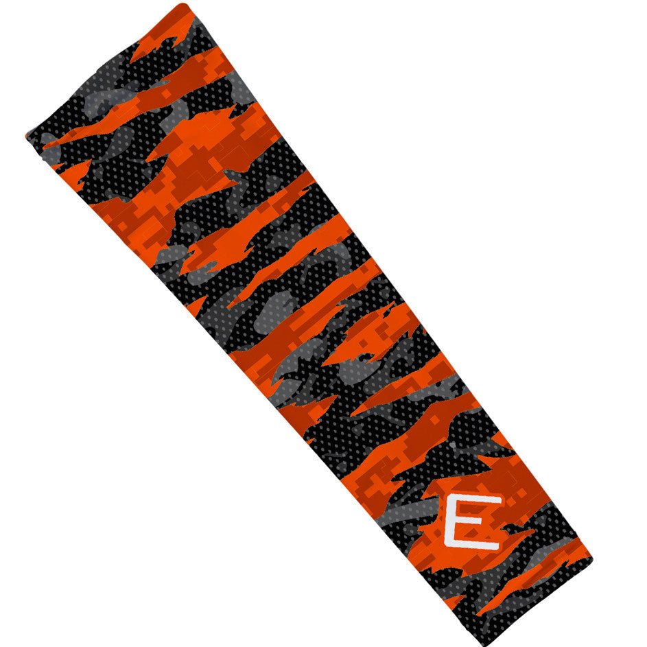 Orange Fierce Arm Sleeve - Maximum Velocity Sports