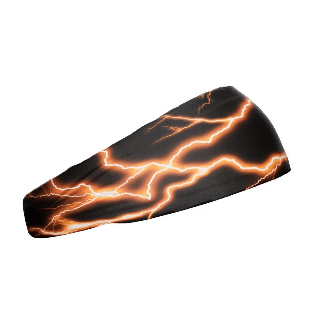 Orange Lightning Headband - Maximum Velocity Sports