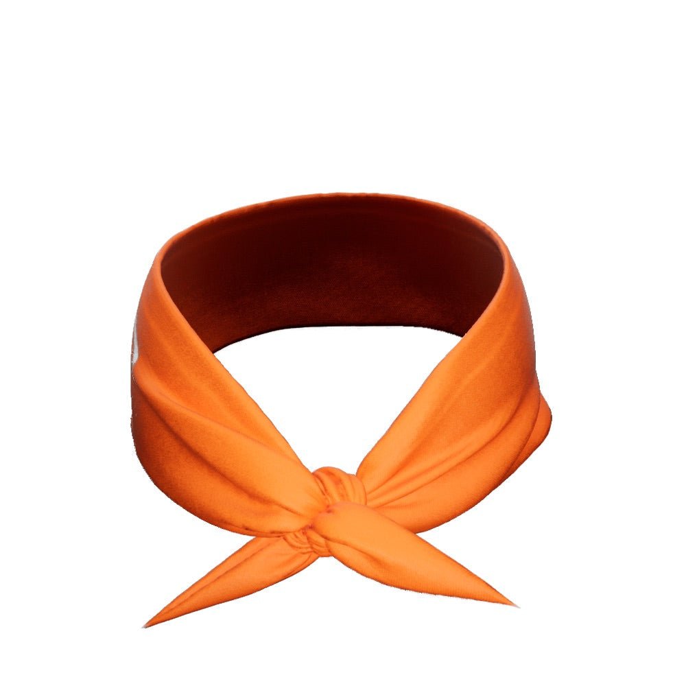 Orange Tie Headband - Maximum Velocity Sports