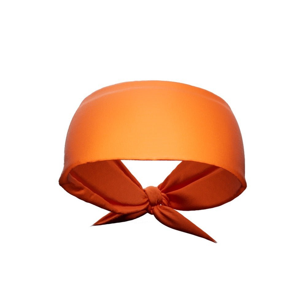 Orange Tie Headband - Maximum Velocity Sports