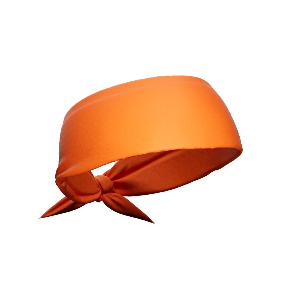 Orange Tie Headband - Maximum Velocity Sports