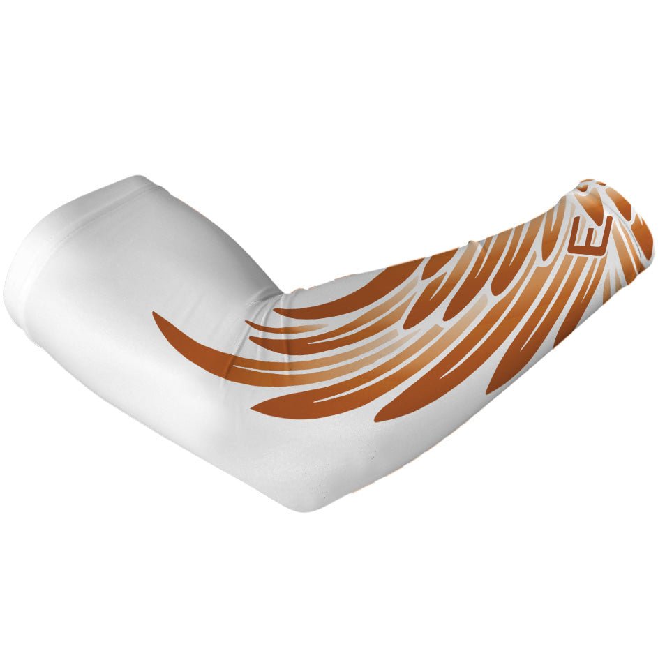 Orange Wing Arm Sleeve - Maximum Velocity Sports