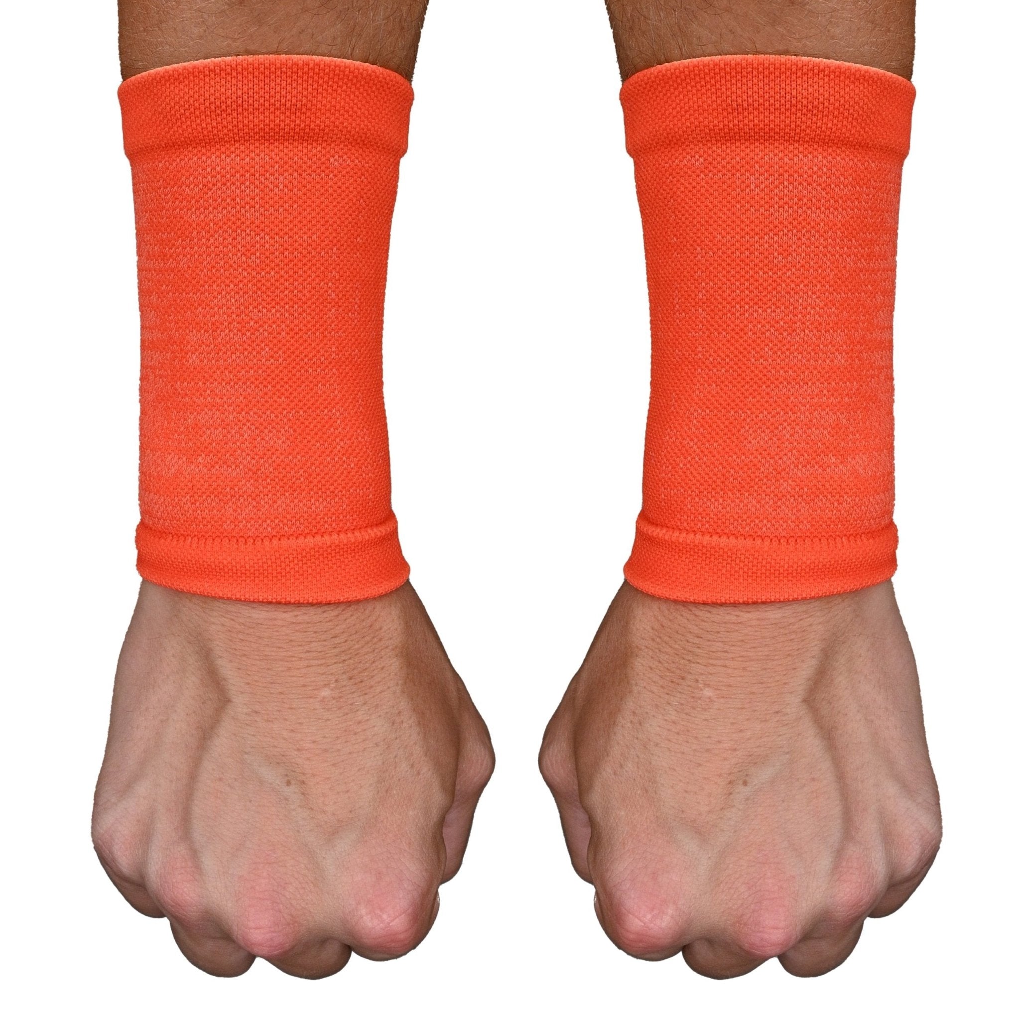 Orange Wrist Support Sleeves - Maximum Velocity Sports
