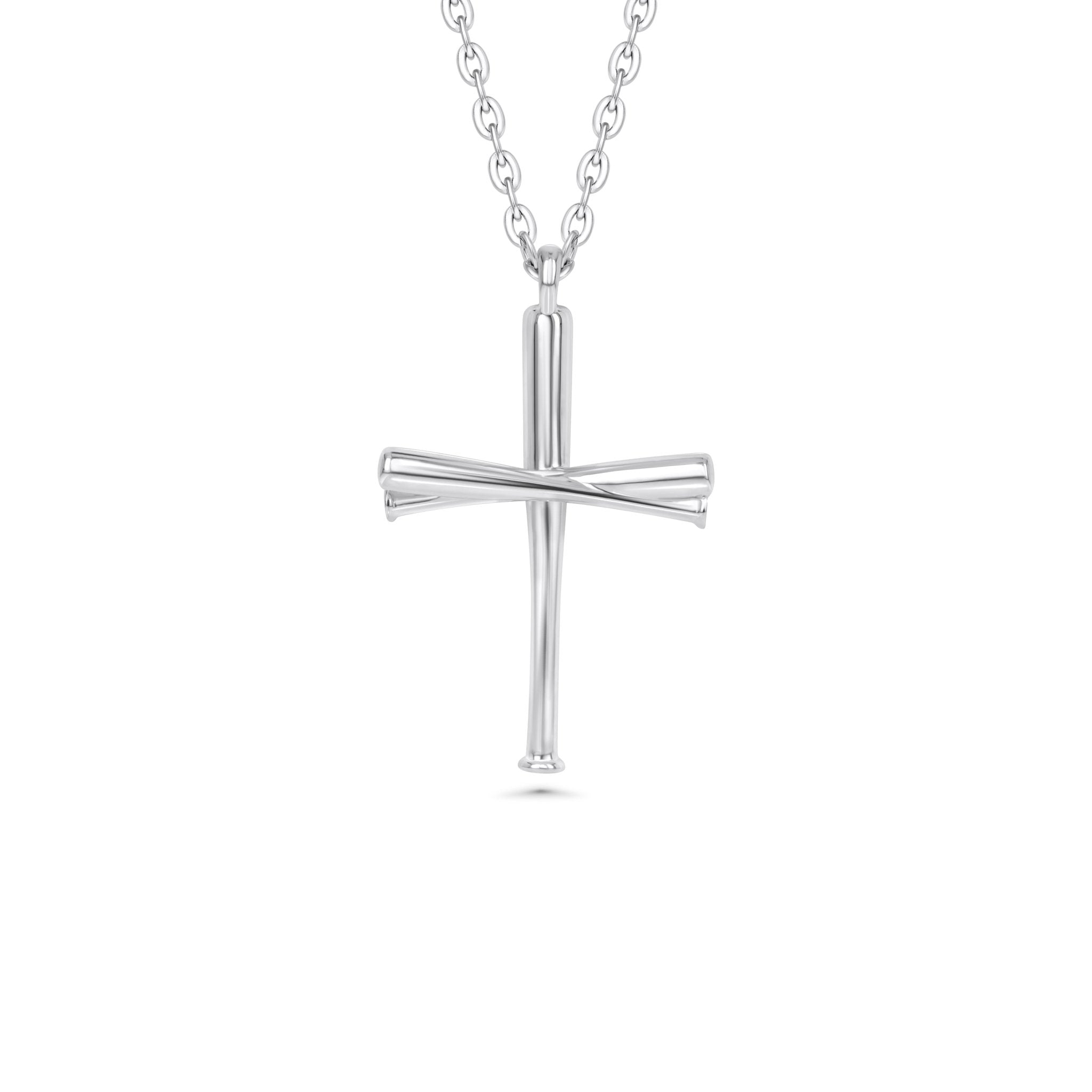 Original Baseball Bat Cross Necklace - Maximum Velocity Sports