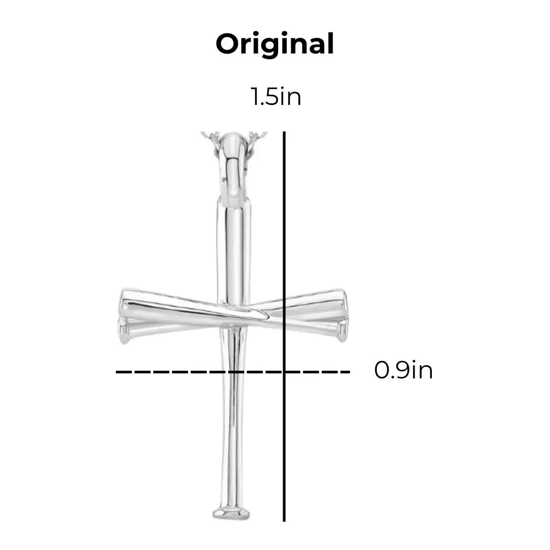 Original Baseball Bat Cross Necklace - Maximum Velocity Sports
