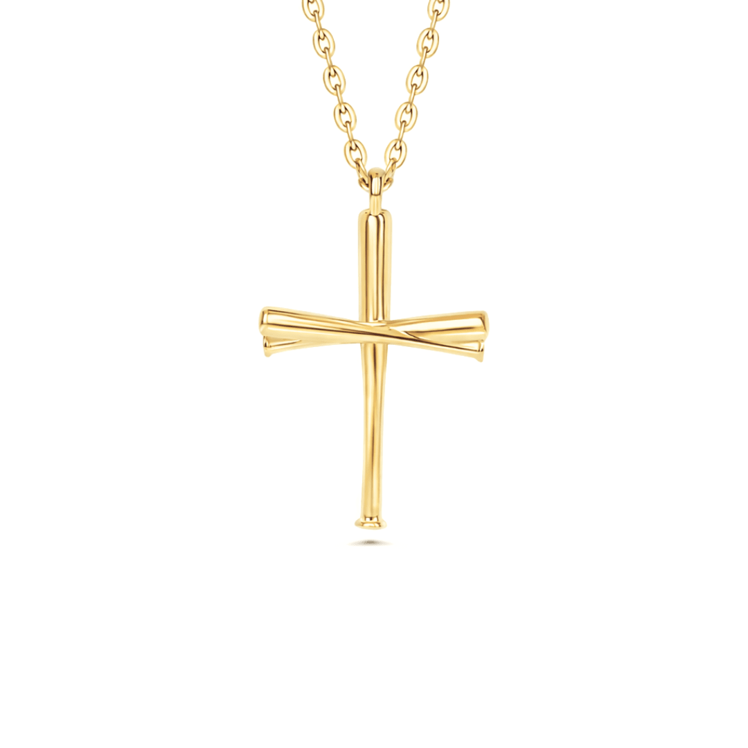 Original Baseball Bat Cross Necklace - Maximum Velocity Sports