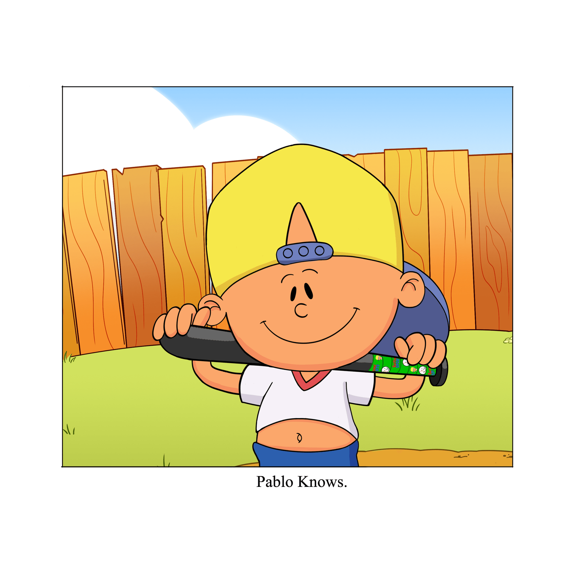 Pablo Sanchez Bat Grip Tape (Backyard Baseball) - Maximum Velocity Sports