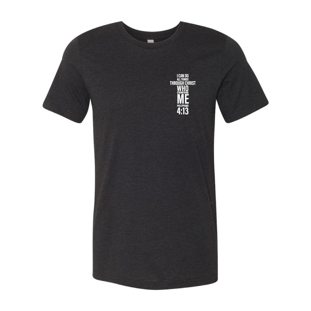 Philippians 4:13 Cross T-Shirt - Maximum Velocity Sports