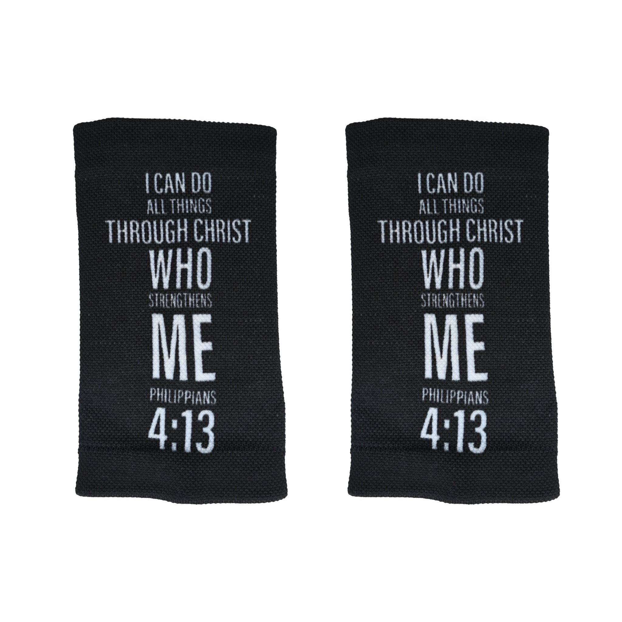 Philippians 4:13 Cross Wrist Support Sleeves - Maximum Velocity Sports
