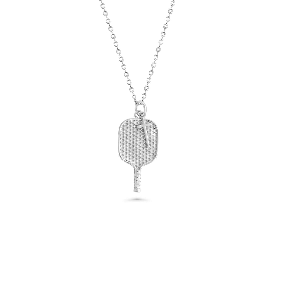 Pickleball Dangle Cross Necklace - Maximum Velocity Sports