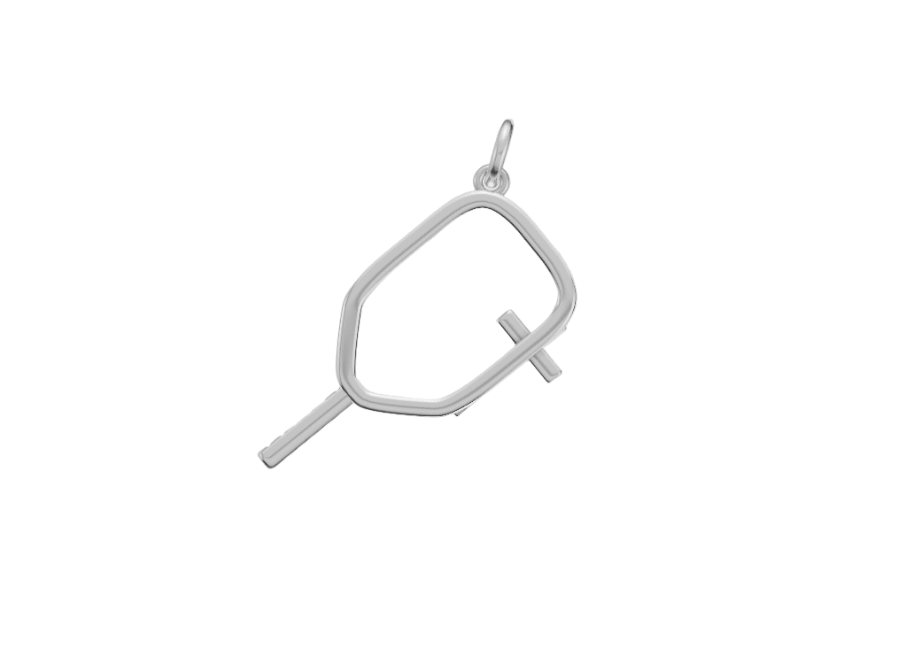 Pickleball Necklace with Cross - Maximum Velocity Sports