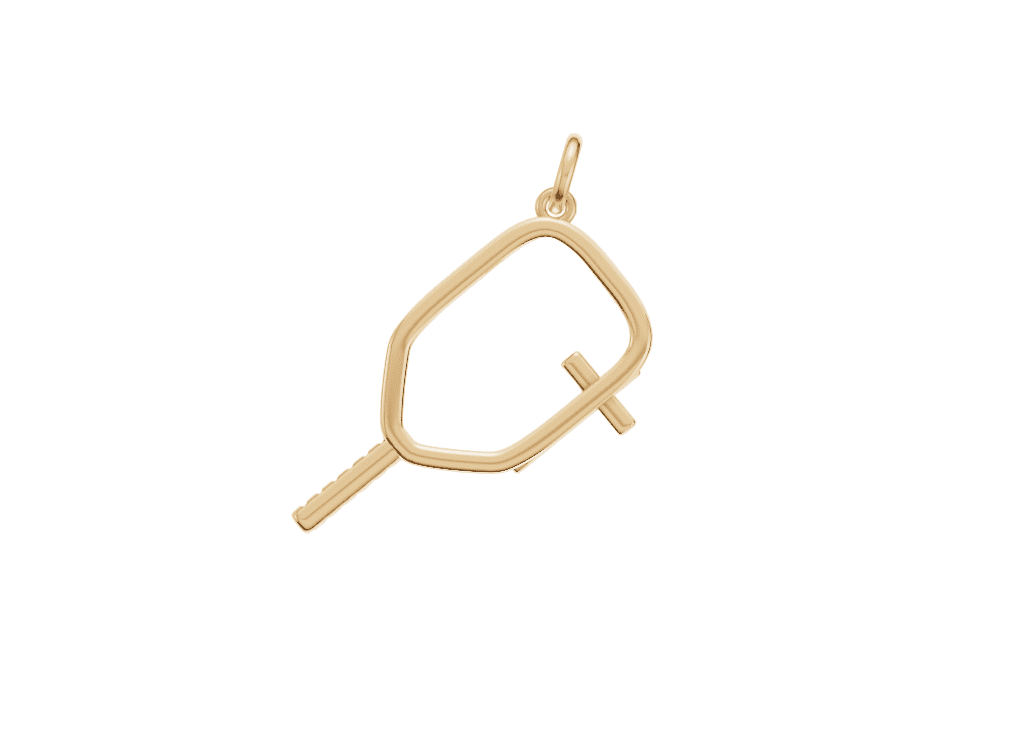 Pickleball Necklace with Cross - Maximum Velocity Sports