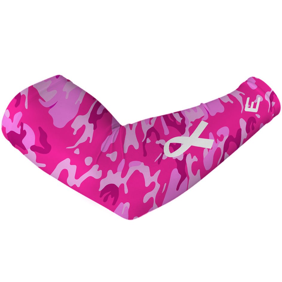 Pink Camo Breast Cancer Arm Sleeve - Maximum Velocity Sports
