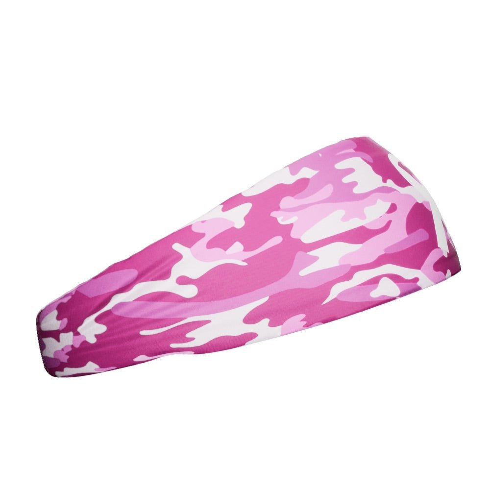 Pink Camo Breast Cancer Headband - Maximum Velocity Sports