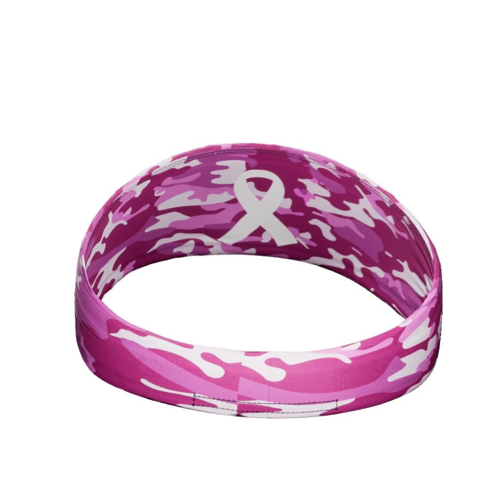 Pink Camo Breast Cancer Headband - Maximum Velocity Sports