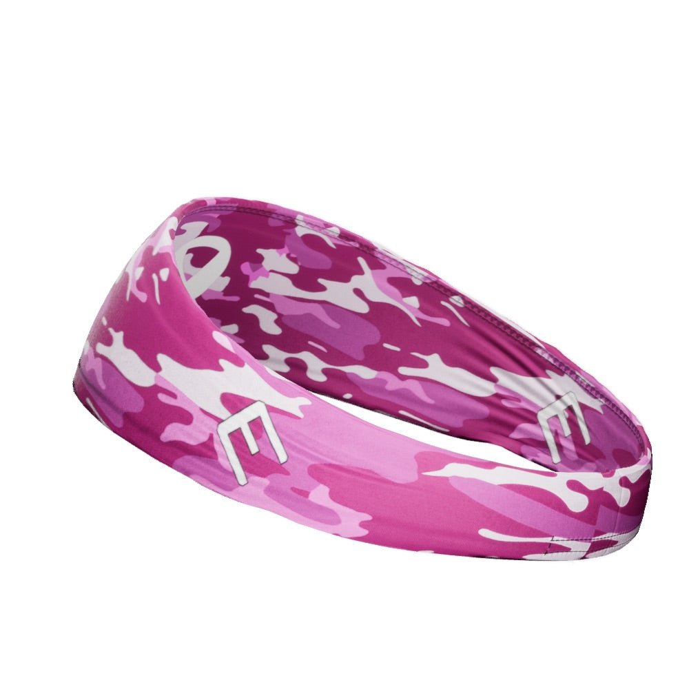 Pink Camo Breast Cancer Headband - Maximum Velocity Sports