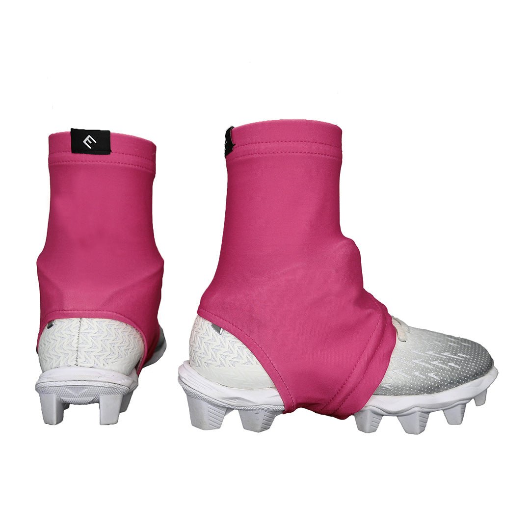 Pink Cleat Covers (Spats) - Maximum Velocity Sports