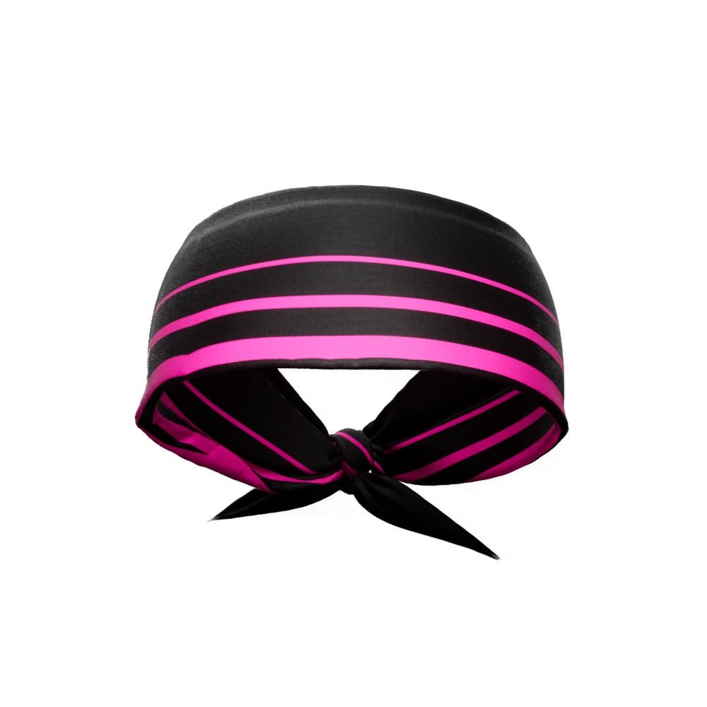 Pink Crossbar Tie Headband - Maximum Velocity Sports