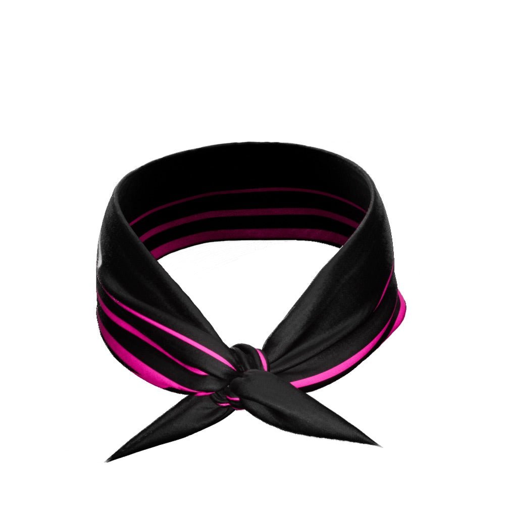 Pink Crossbar Tie Headband - Maximum Velocity Sports