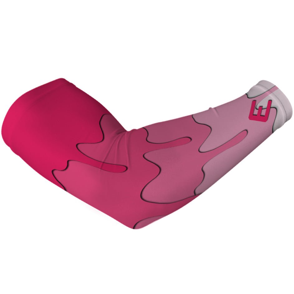 Pink Drippy Arm Sleeve - Maximum Velocity Sports