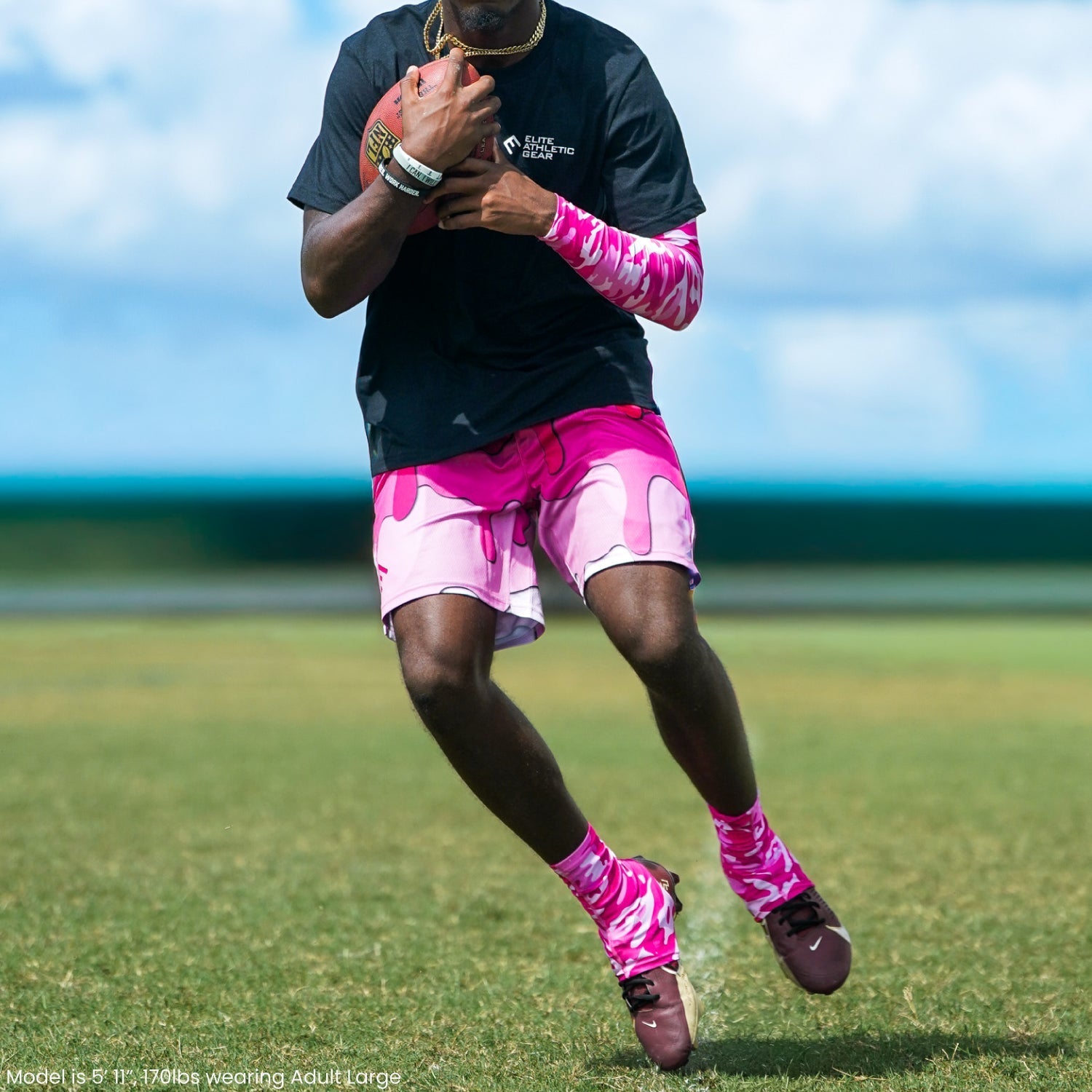 Pink Drippy Shorts - Maximum Velocity Sports