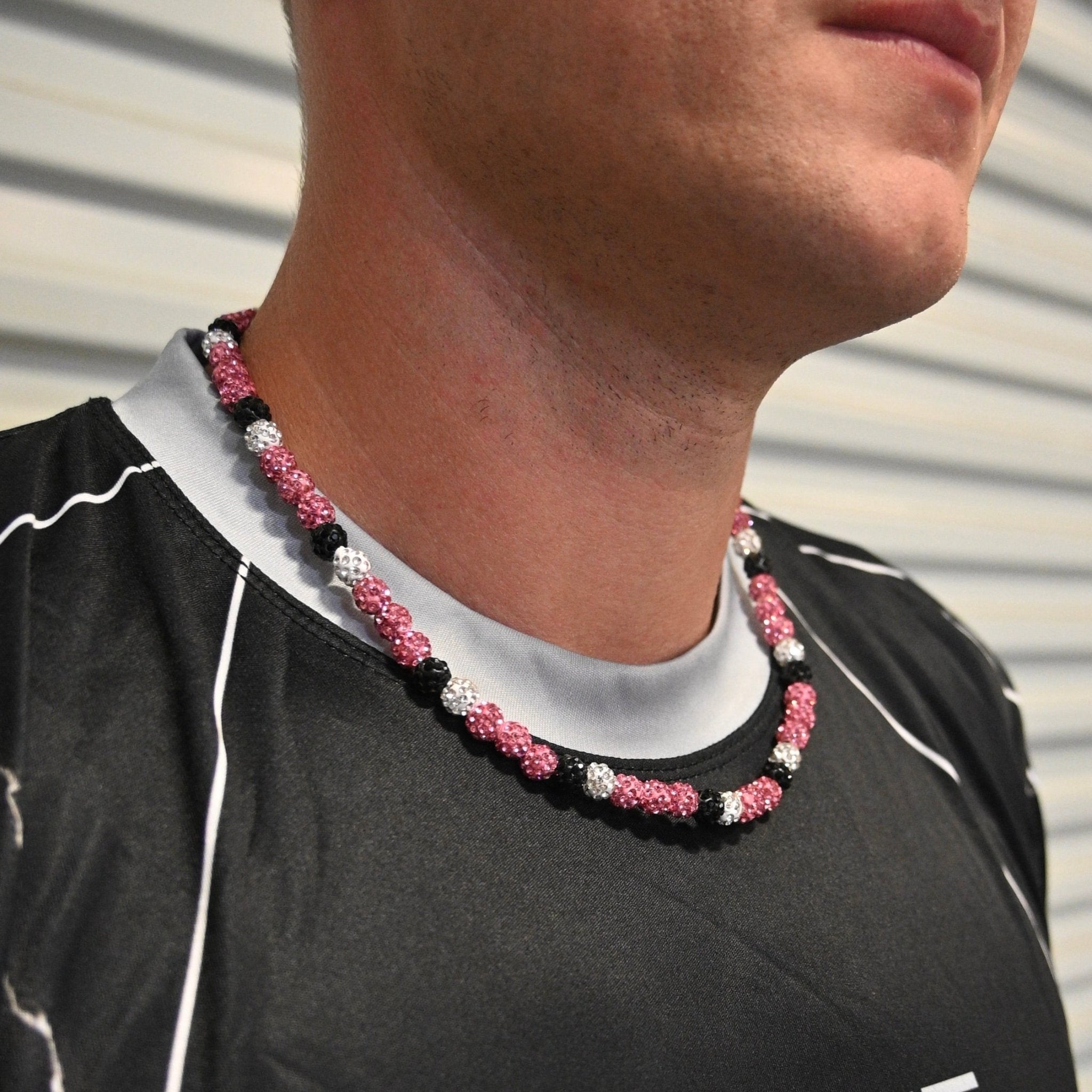 Pink Ice Bead Necklace - Maximum Velocity Sports