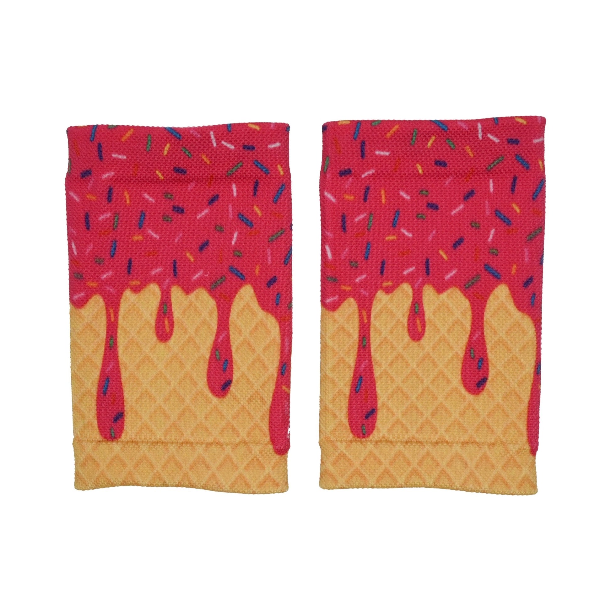 Pink Ice Cream Wrist Support Sleeves - Maximum Velocity Sports