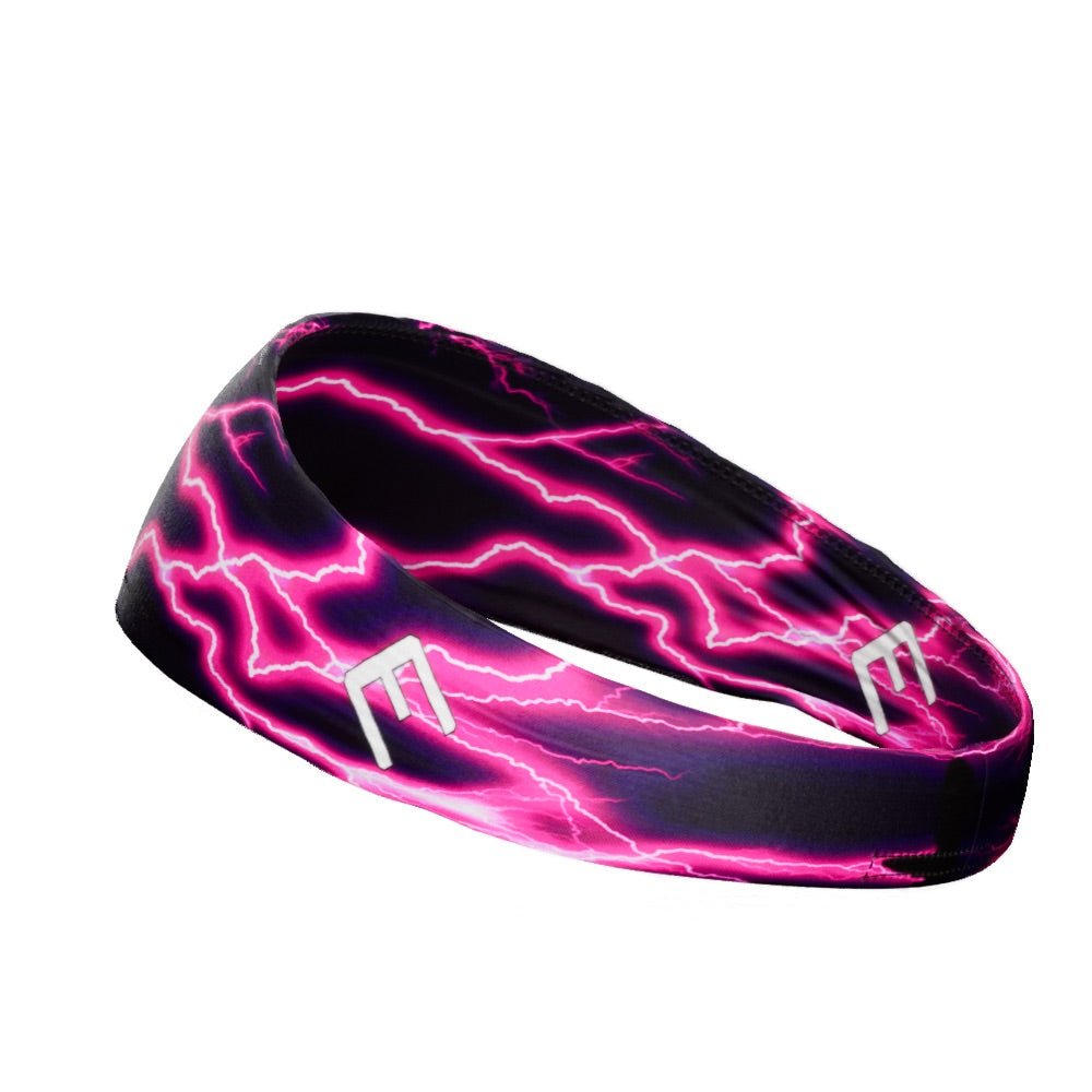 Pink Lightning Headband - Maximum Velocity Sports