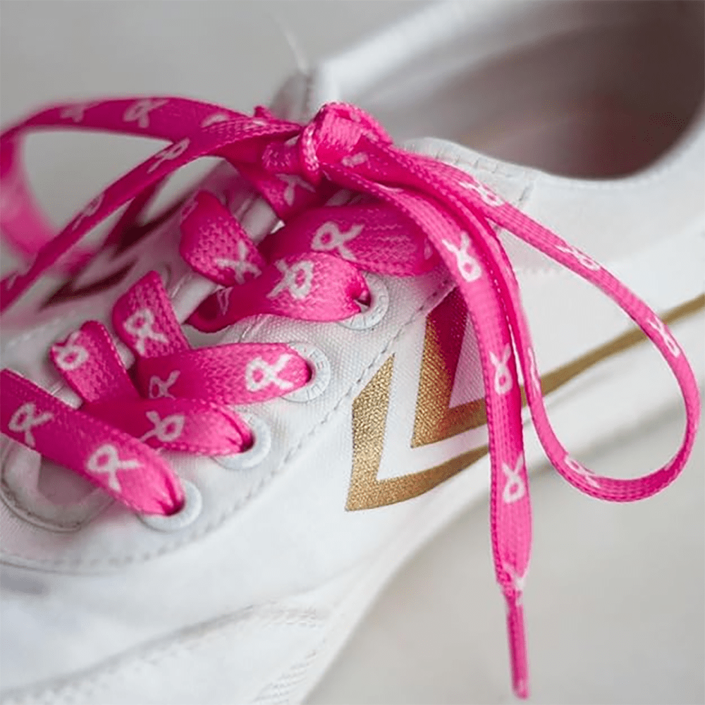 Pink Ribbon Shoe Laces - Maximum Velocity Sports