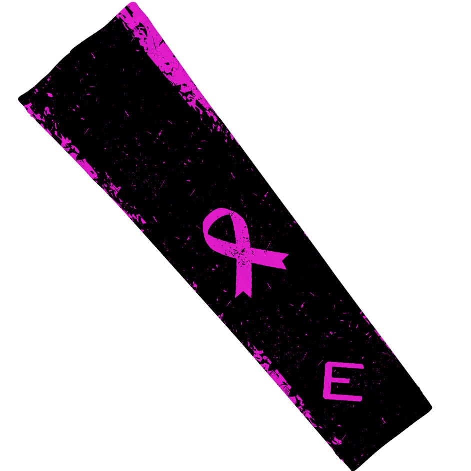 Pink Splattered Breast Cancer Arm Sleeve - Maximum Velocity Sports