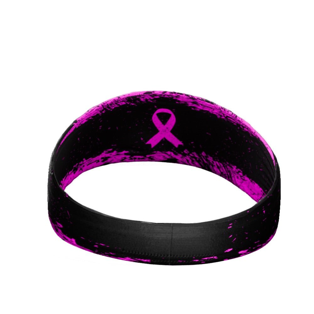 Pink Splattered Breast Cancer Headband - Maximum Velocity Sports