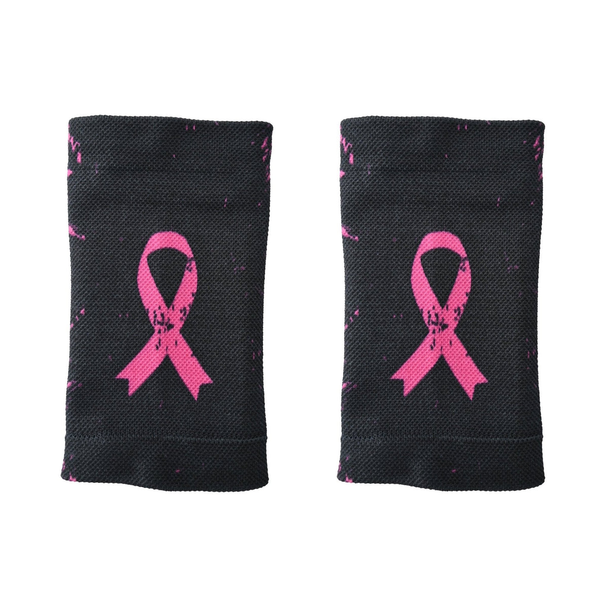 Pink Splattered Breast Cancer Wrist Support Sleeves - Maximum Velocity Sports