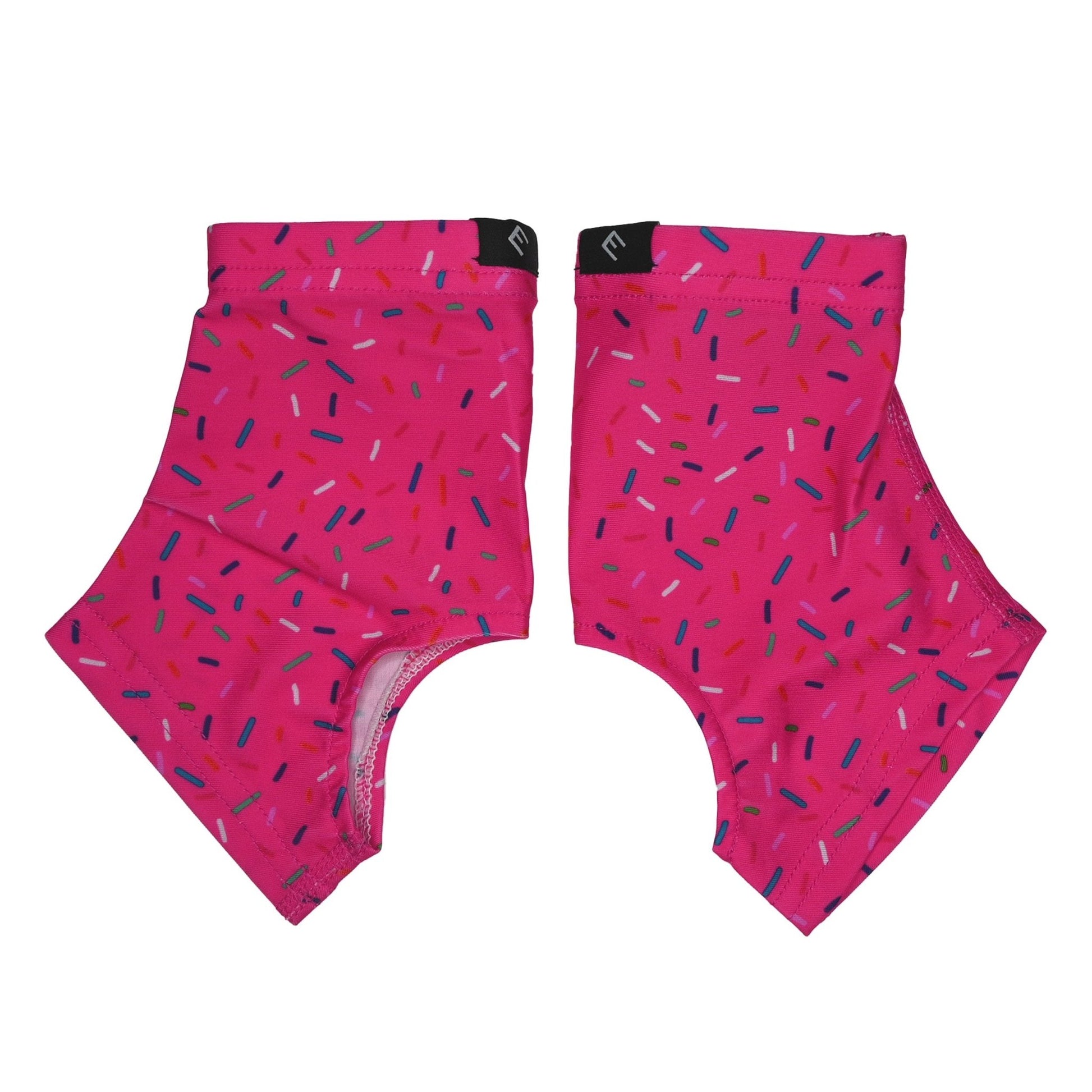 Pink Sprinkles Cleat Covers (Spats) - Maximum Velocity Sports
