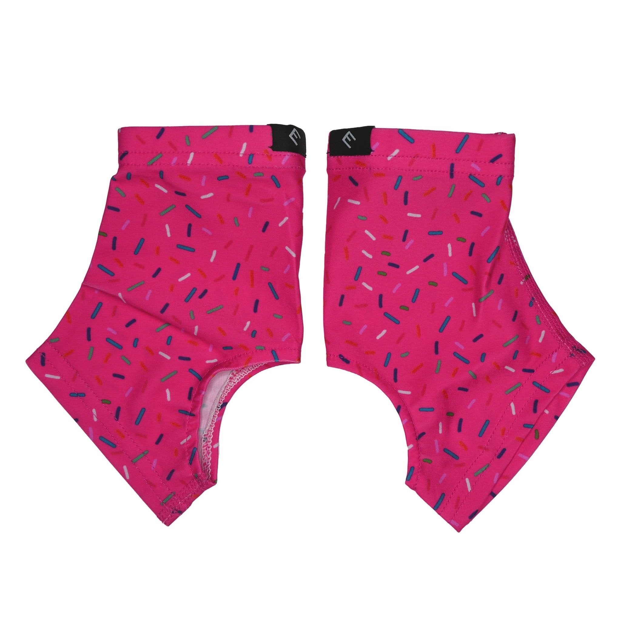 Pink Sprinkles Cleat Covers (Spats) - Maximum Velocity Sports