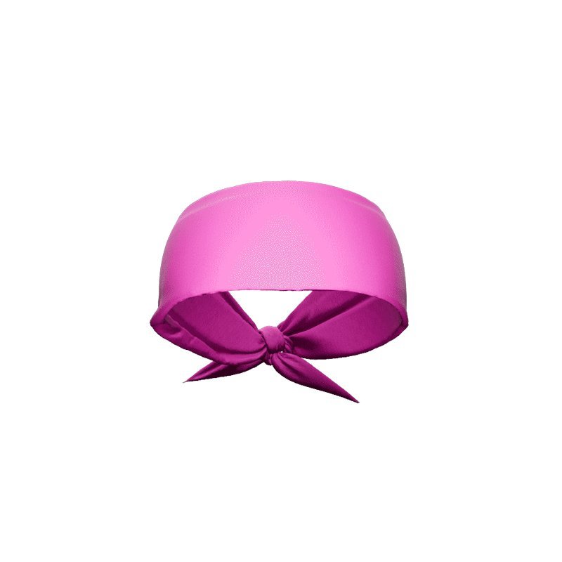 Pink Tie Headband - Maximum Velocity Sports