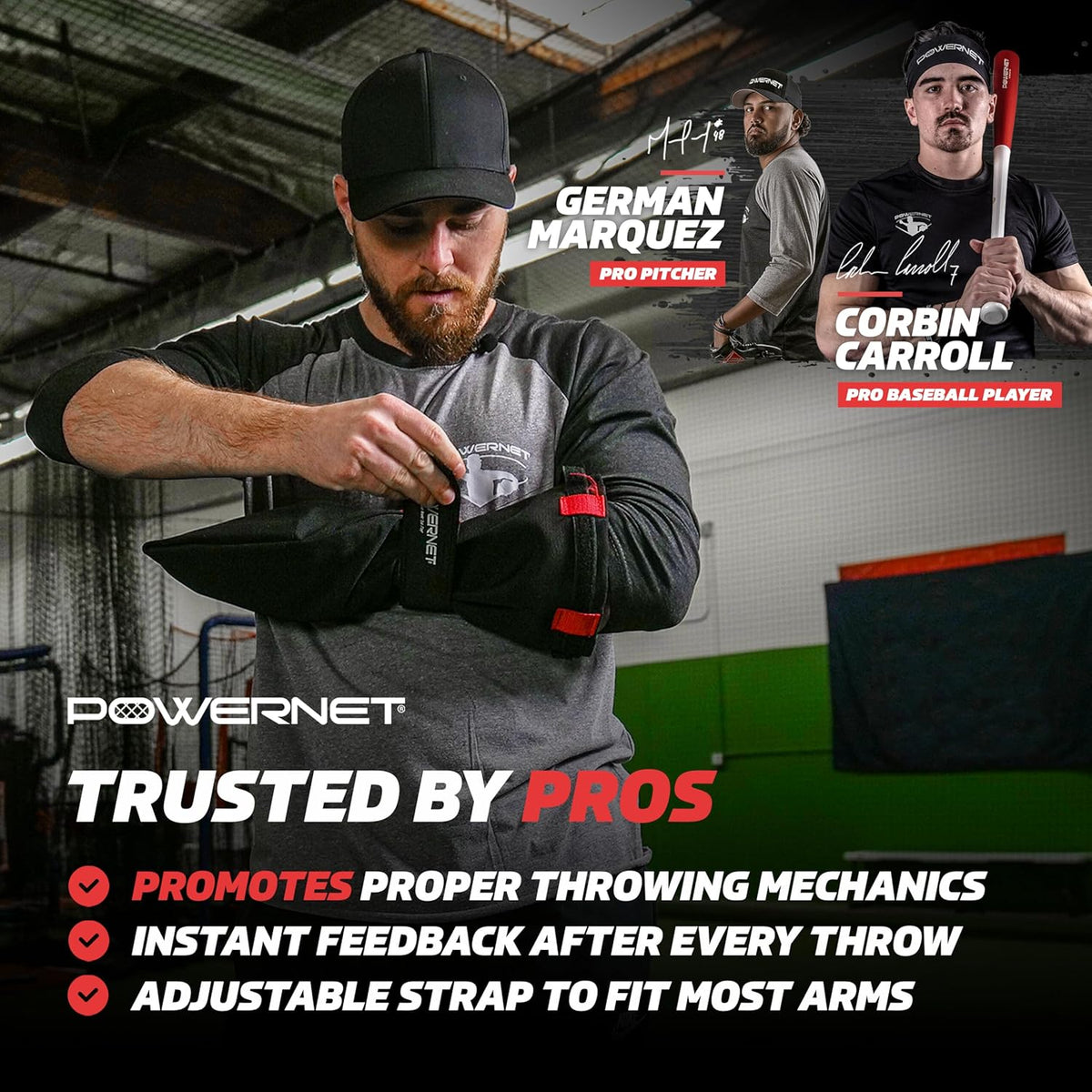 Powernet German Marquez Pitching Sleeve - Maximum Velocity Sports