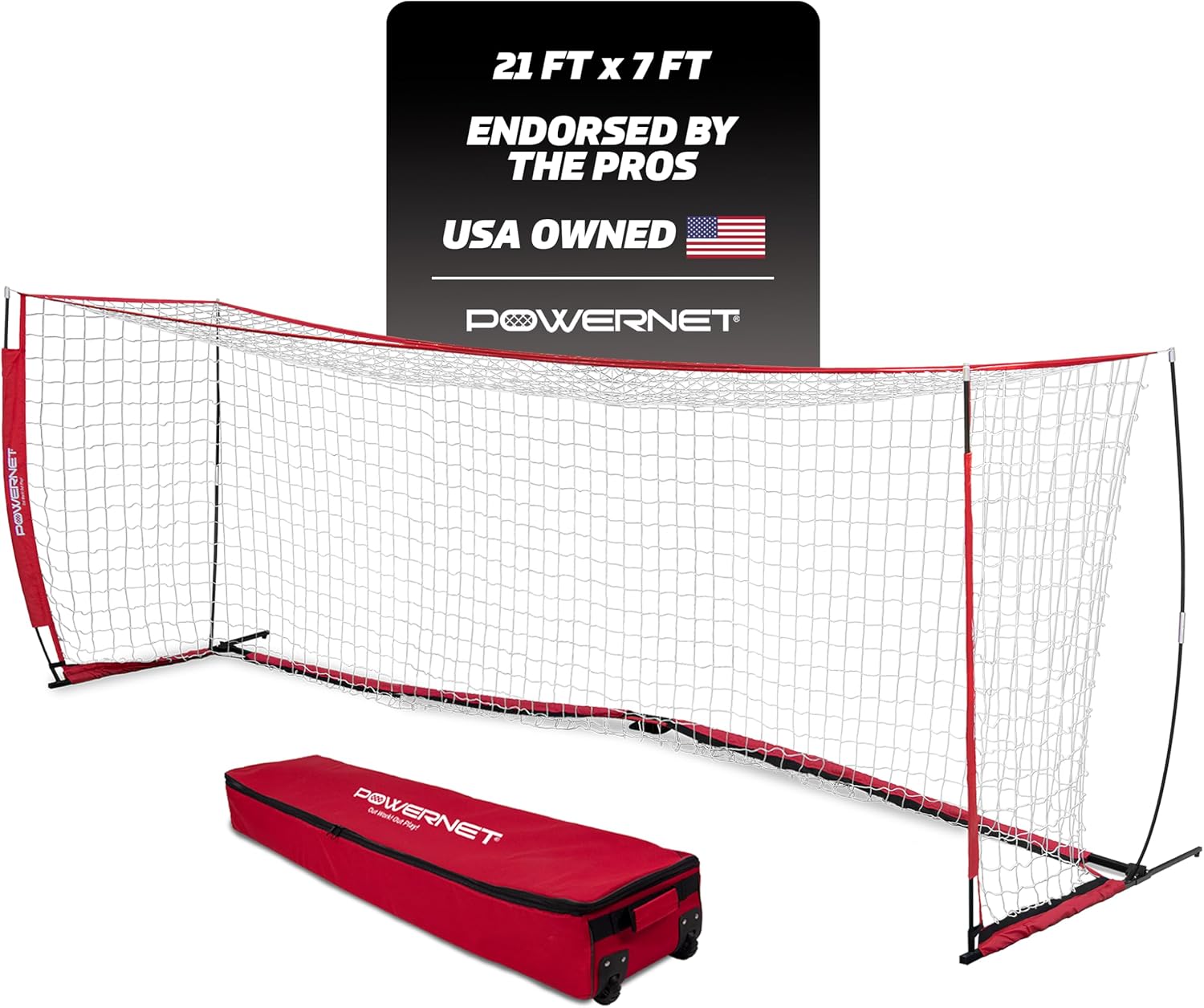 Powernet Soccer Goal 21x7 - Maximum Velocity Sports