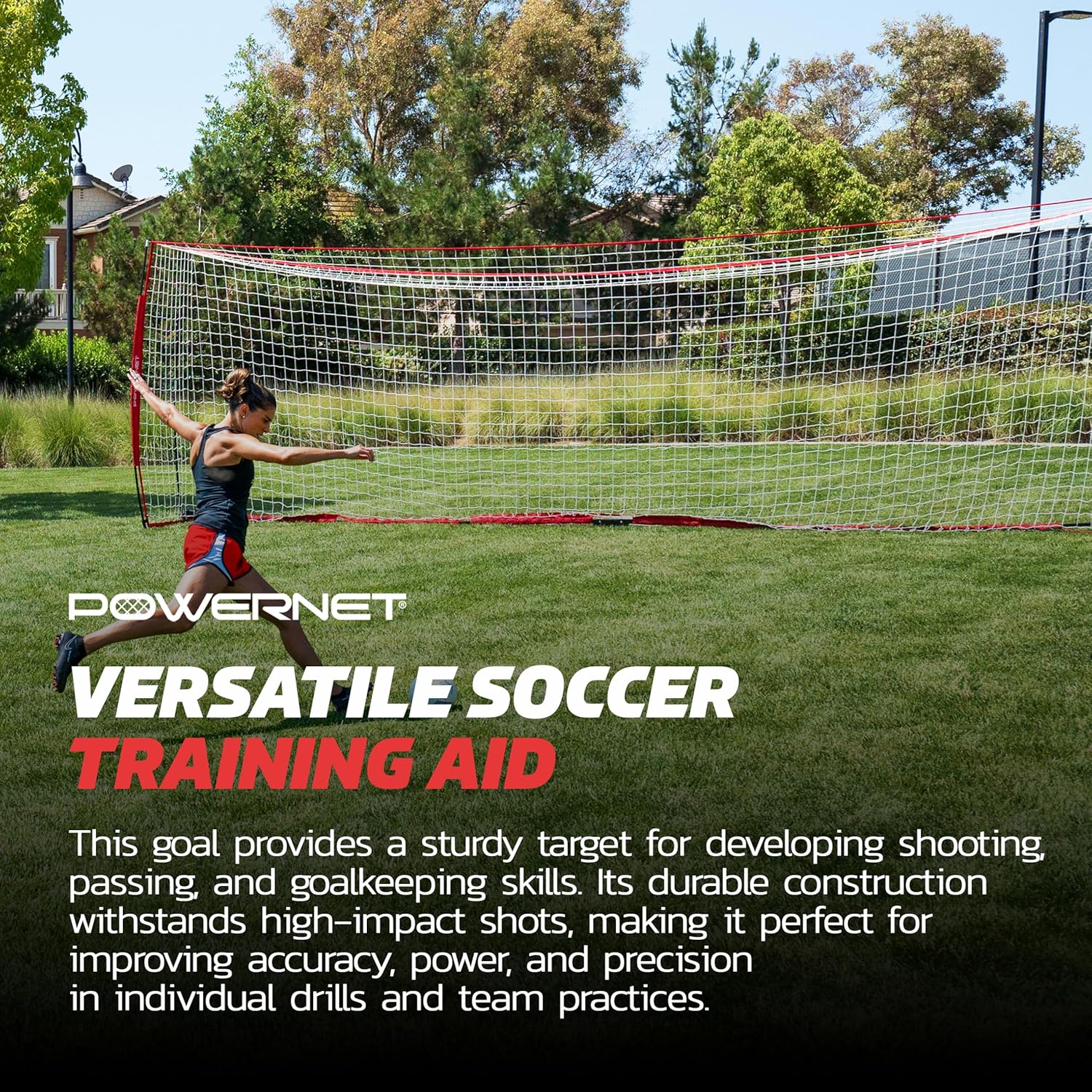 Powernet Soccer Goal 21x7 - Maximum Velocity Sports