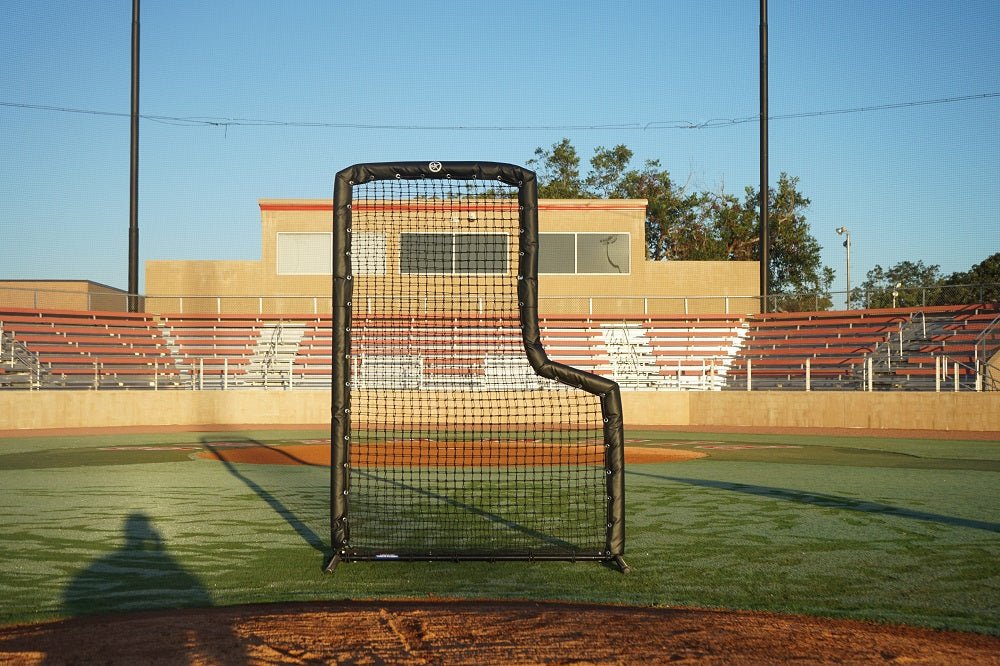 Premium 5x7 L-Screen included in high school hitting and team practice bundle