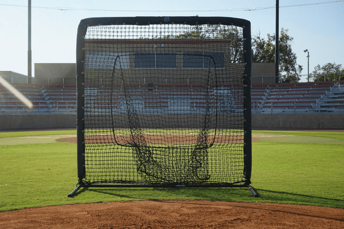 Premium 7x7 Sock Net included in high school hitting and team practice bundle