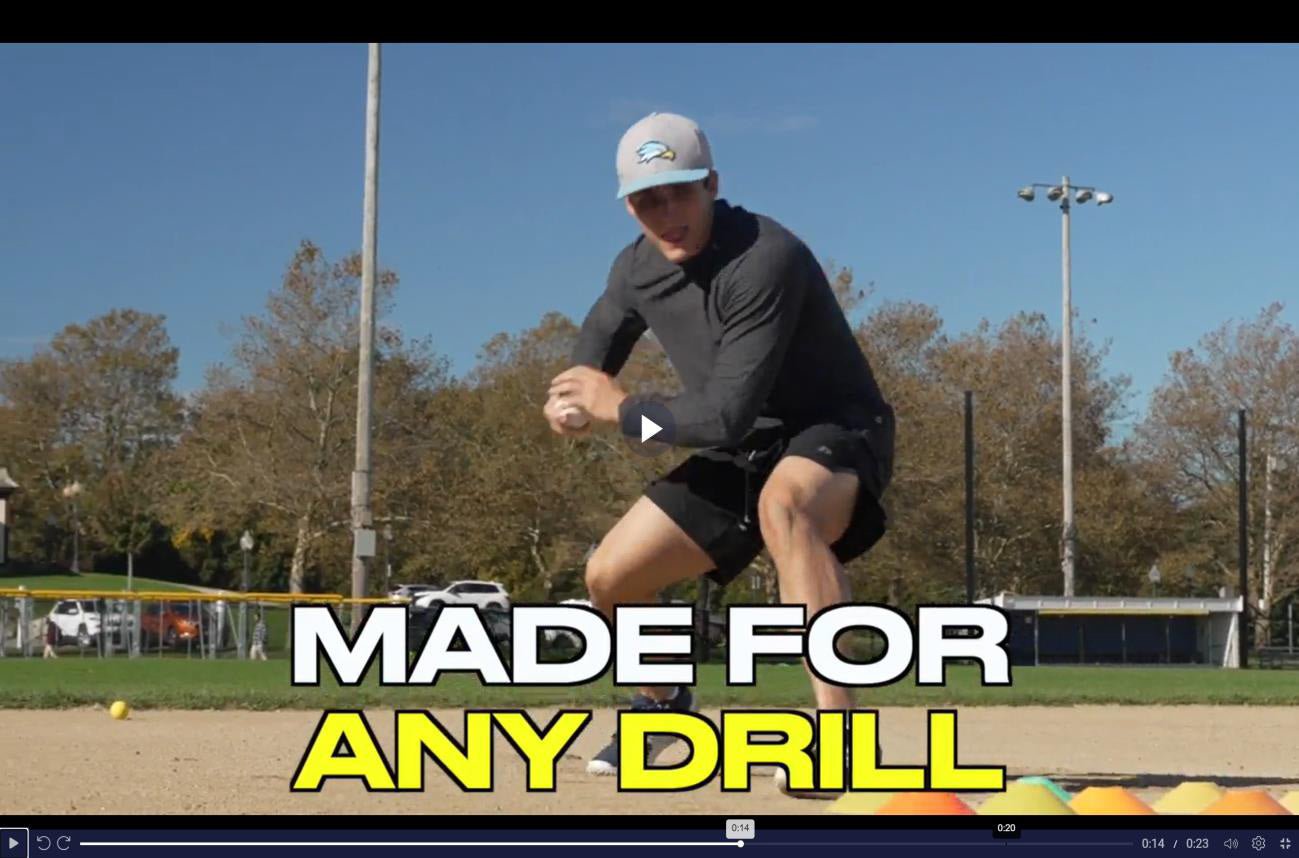 Pro 3 x 3 Rebounder + SMUSHBALLS Fielding Training Package - Maximum Velocity Sports