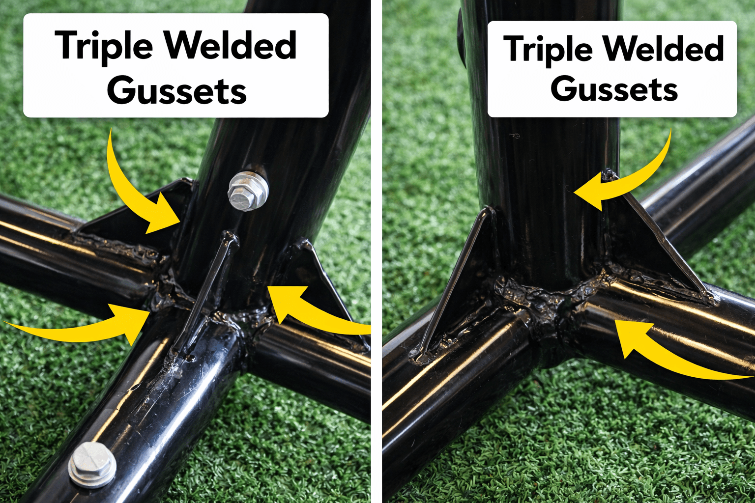 Pro Baseball L - Screen 7.5’ x 7.5’ | 96 Netting - Maximum Velocity Sports