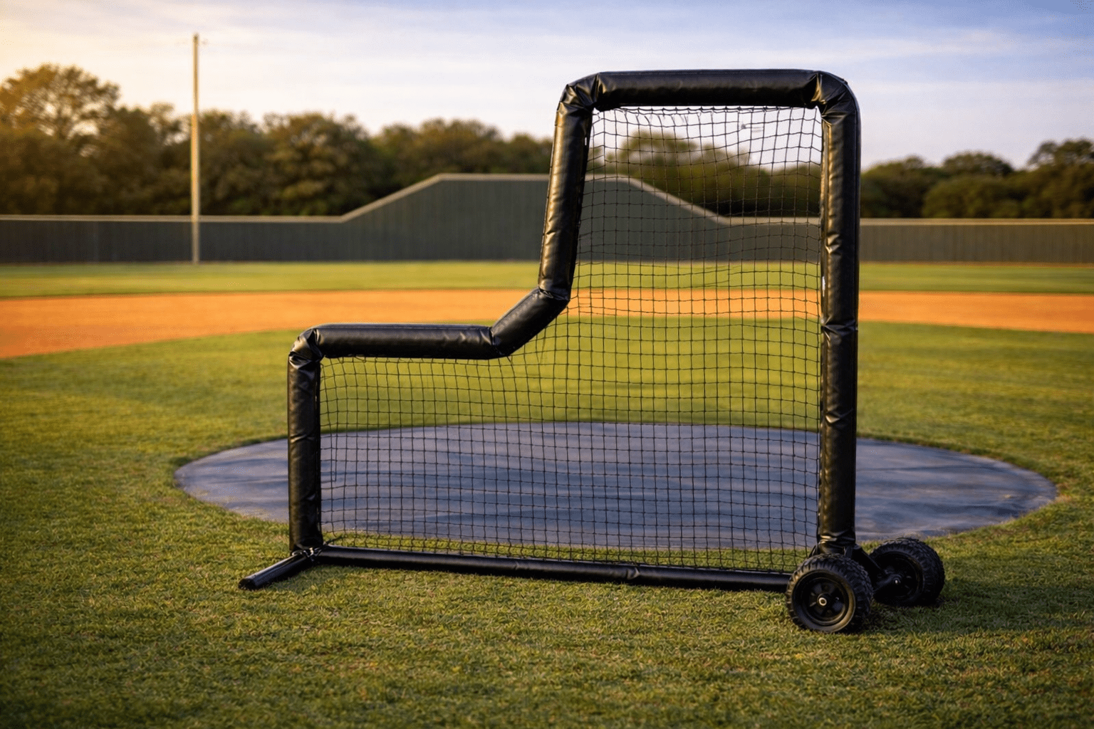 Muhl Tech Pro Baseball L - Screen 7.5’ x 7.5’ | 96 Netting - Maximum Velocity Sports