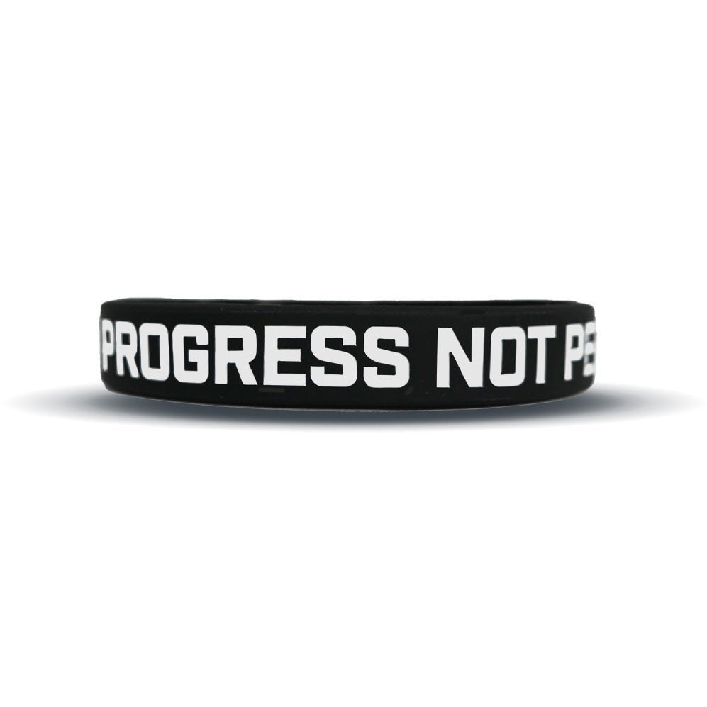 PROGRESS NOT PERFECTION Wristband - Maximum Velocity Sports