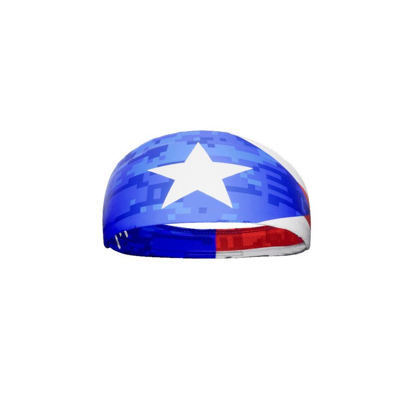 Puerto Rico Flag Headband - Maximum Velocity Sports
