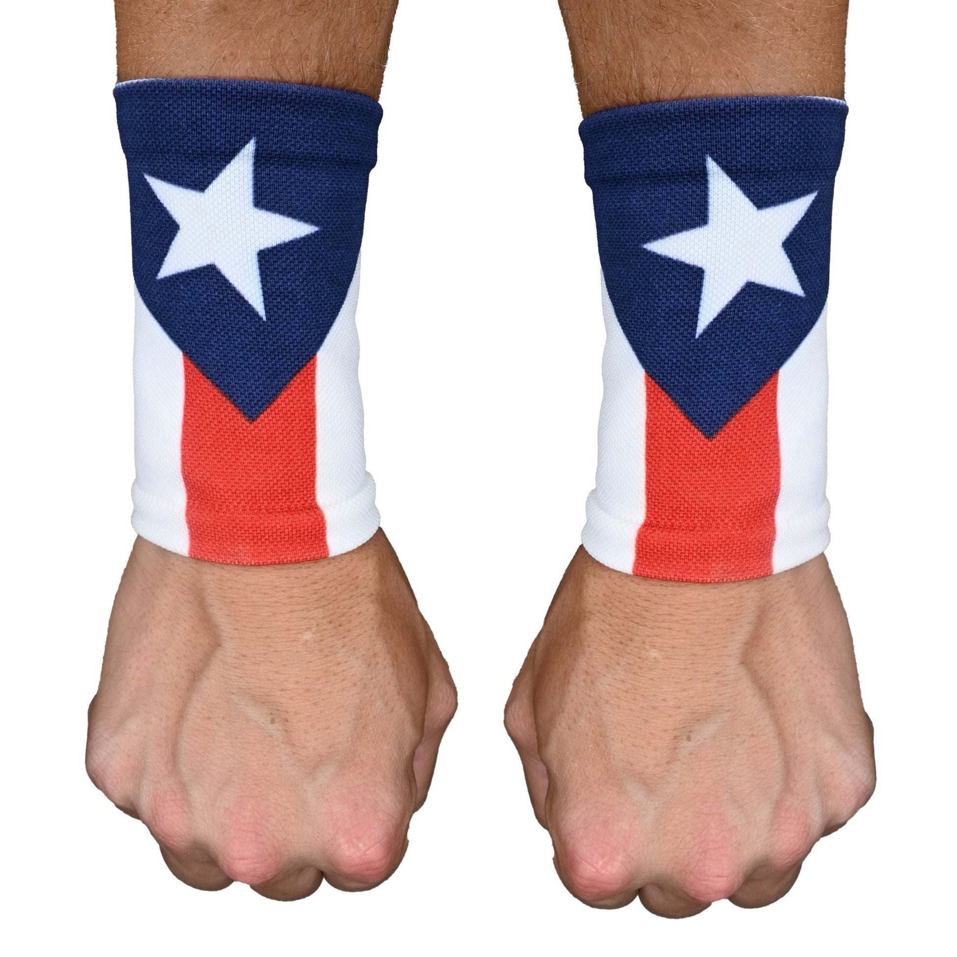 Puerto Rico Flag Wrist Support Sleeves - Maximum Velocity Sports